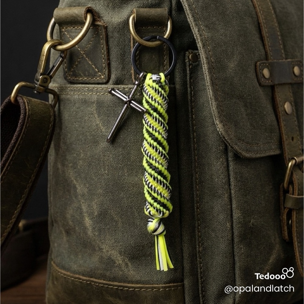 🌟Neon bolt Men’s Keychain